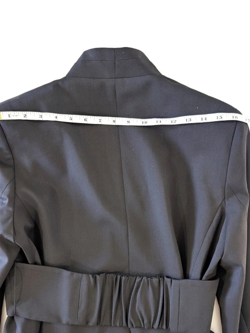 TWP After Five Collarless Blazer Black Virgin Wool Silk Lining Sz M NWT $1295 - Picture 9 of 12
